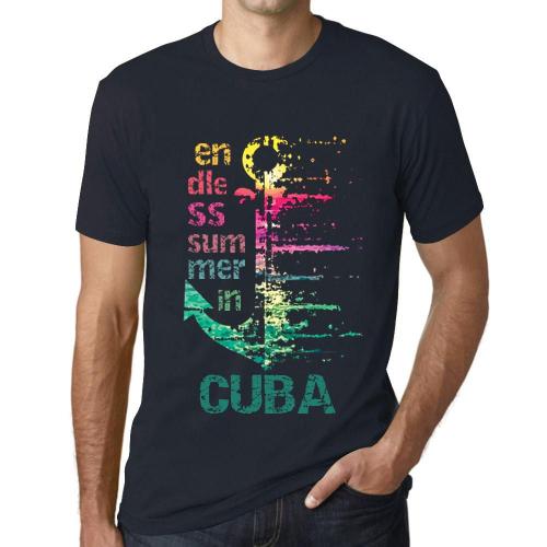 Homme Tee-Shirt Un Été Sans Fin À Cuba - Endless Summer In Cuba - T-Shirt Graphique Éco-Responsable Vintage Cadeau Nouveauté