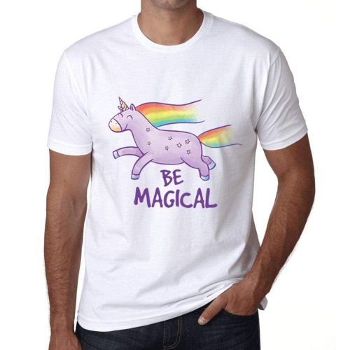 Homme Tee-Shirt Soyez Une Licorne Magique - Be Magical Unicorn - T-Shirt Graphique Éco-Responsable Vintage Cadeau Nouveauté
