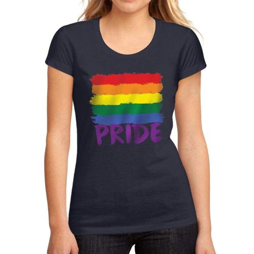 Femme Tee-Shirt Fierté Lgbt - Lgbt Pride - T-Shirt Graphique Éco-Responsable Vintage Cadeau Nouveauté