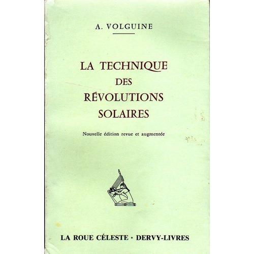 La Technique Des Révolutions Solaires