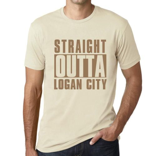 Homme Tee-Shirt Tout Droit Sorti De Logan City - Straight Outta Logan City - T-Shirt Graphique Éco-Responsable Vintage Cadeau Nouveauté