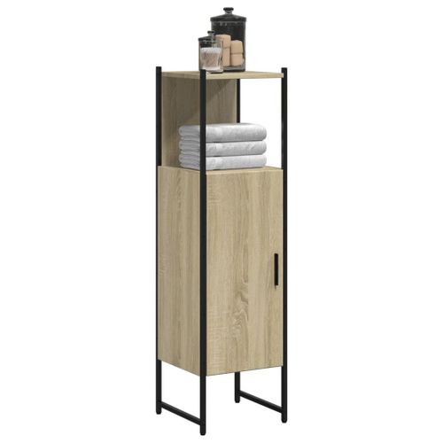 vidaXL Armoire de salle de bain chêne sonoma 33x33x120,5 cm