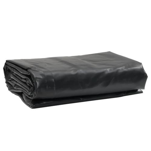 vidaXL Bâche noir 1x2,5 m 600 g/m²