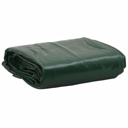 vidaXL Bâche vert 5x5 m 650 g/m²