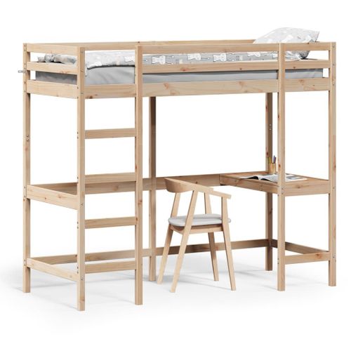 Vidaxl Lit Superposé Sans Matelas 80x200 Cm Bois Massif De Pin