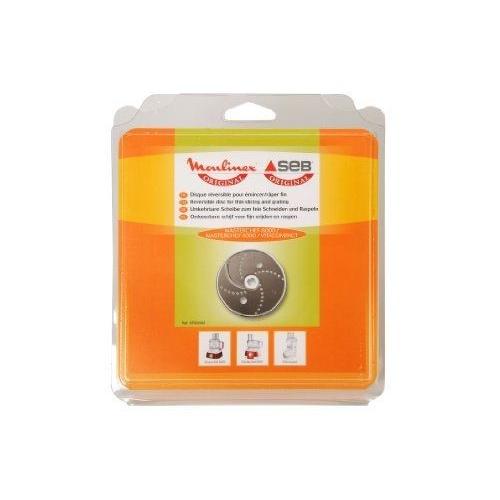 Moulinex XF920502 - Disque pour râpage fin de trancheuse/déchiqueteuse réversible - pour robot ménager - pour Masterchef 5000; 8000; Vitacompact FP4121, FP6268 metal