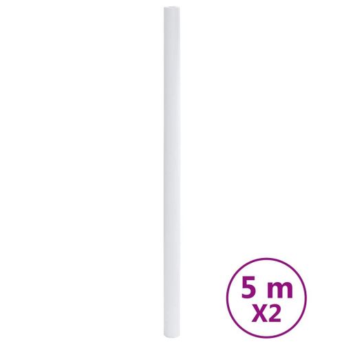 vidaXL Autocollants auto-adhésifs pour meuble blanc mat 90x500 cm PVC