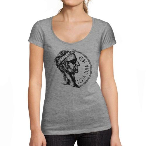 Femme Tee-Shirt Veni Vidi Vici T-Shirt Graphique Éco-Responsable Vintage Cadeau Nouveauté
