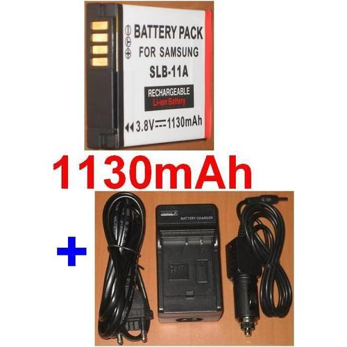 Chargeur + Batterie Pour SAMSUNG TL320 WB550, HZ15W **1130mAh**