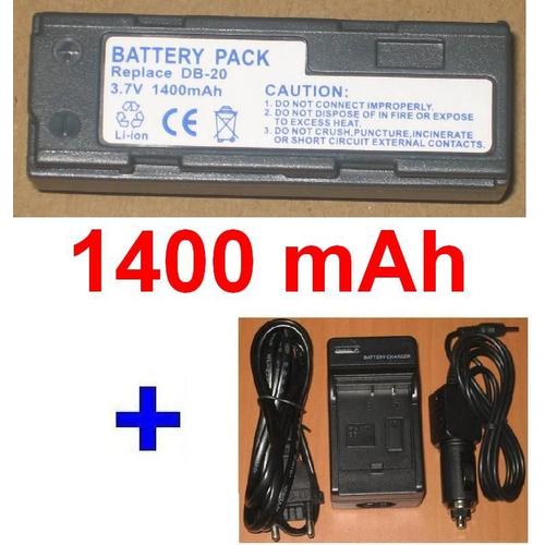 Chargeur + Batterie Pour TOSHIBA PDR-M3, PDR-M5 **1400mAh**