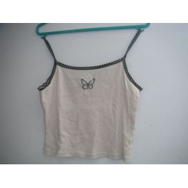 Top Pimkie Beige Papillon T36