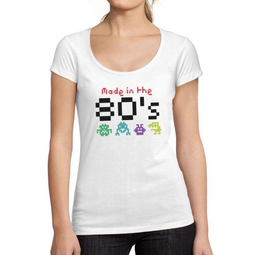 Femme Tee-Shirt Fabriqué Dans Les Années 80 - Made In 80's - 80 Ans T-Shirt Graphique Idée Cadeau 80e Anniversaire Vintage Année 1944 Nouveauté