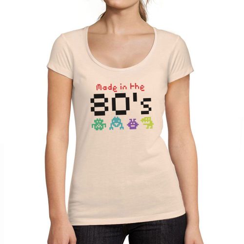 Femme Tee-Shirt Fabriqué Dans Les Années 80 - Made In 80's - 80 Ans T-Shirt Graphique Idée Cadeau 80e Anniversaire Vintage Année 1944 Nouveauté