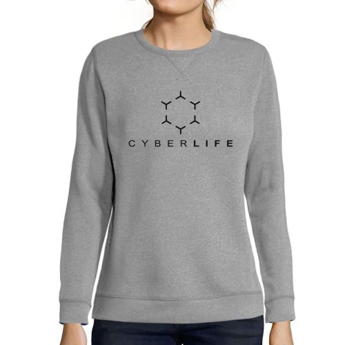 Femme Sweat-Shirt Imprimé Graphique Cyberlife Sweatshirt Éco-Responsable Vintage Cadeau Nouveauté