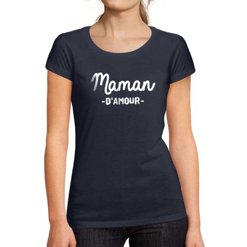 Femme Tee-Shirt Maman D'amour T-Shirt Graphique Éco-Responsable Vintage Cadeau Nouveauté