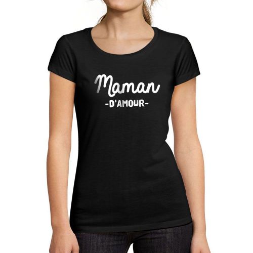Femme Tee-Shirt Maman D'amour T-Shirt Graphique Éco-Responsable Vintage Cadeau Nouveauté
