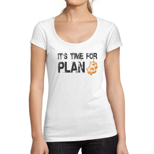 Femme Tee-Shirt Il Est Temps Pour Le Plan B Bitcoin Btc Hodl Crypto - It's Time For Plan B Bitcoin Btc Hodl Crypto - T-Shirt Graphique Éco-Responsable Vintage Cadeau Nouveauté