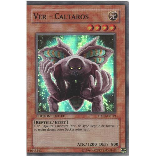 Carte Yu-Gi-Oh! "Ver - Caltaros" Super Rare Ha01-Fr019