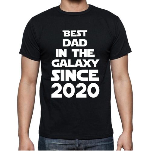 Homme Tee-Shirt Le Meilleur Père De La Galaxie Depuis 2020 - Best Dad In The Galaxy Since 2020 - 4 Ans T-Shirt Graphique Idée Cadeau 4e Anniversaire Vintage Année 2020 Nouveauté