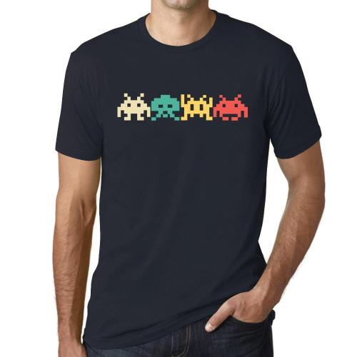 Homme Tee-Shirt Jeux Vidéo Rétro Jeux D'arcade Classiques - Retro Video Games Classic Arcade Gaming - T-Shirt Graphique Éco-Responsable Vintage Cadeau Nouveauté