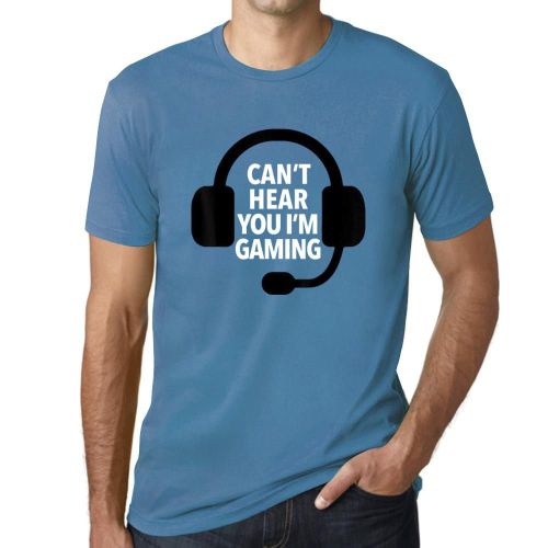 Homme Tee-Shirt Je Ne Peux Pas T'entendre Je Joue C'est Drôle C'est Du Sport - Can't Hear You I'm Gaming Funny Esports - T-Shirt Graphique Éco-Responsable Vintage Cadeau Nouveauté