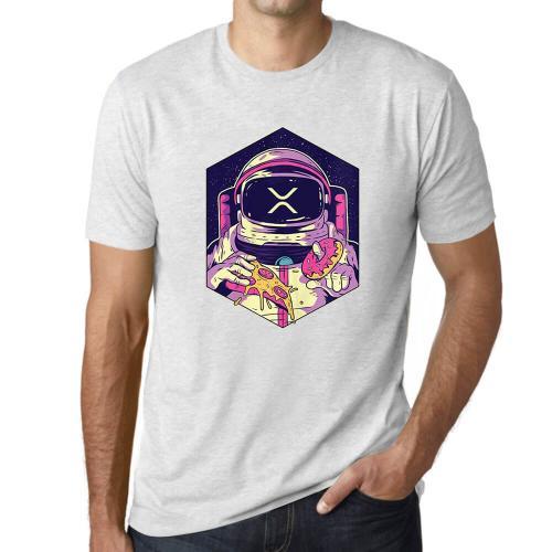 Homme Tee-Shirt Xrp Symbole Crypto-Monnaie À La Lune - Xrp Symbol Cryptocurrency To The Moon - T-Shirt Graphique Éco-Responsable Vintage Cadeau Nouveauté