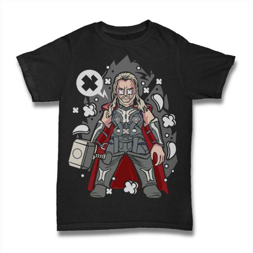 Homme Tee-Shirt Ancien Roi - Capitaine Américain - Super-Héros - Former King - American Captain - Superhero - T-Shirt Graphique Éco-Responsable Vintage Cadeau Nouveauté