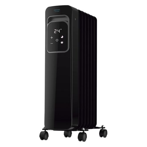 Radiateur Électrique À Huile Readywarm 7000 Touch Black, Faible Consommation, 7 Éléments Avec 1500w, 3 Modes De Fonctionnement,
