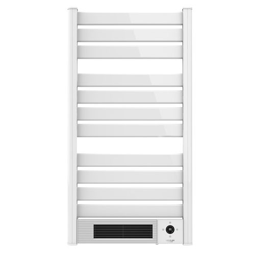 Cecotec Sèche-Serviettes Électrique Avec Radiateur Ready Warm 9770 Ceramic Towel. 2000w, Chauffage Céramique Inclus, Écran Led, Télécommande, Minuteur, Réglage De La Température, Thérmostat (Blanc)