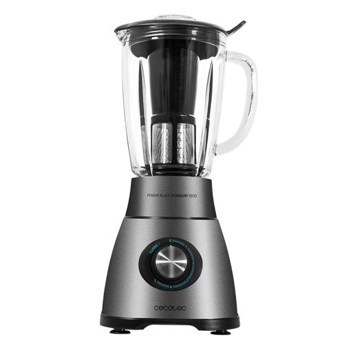 Bol Mixeur Cecotec Power Black Titanium 1800 2,1 L 1800w Acier Inoxydable