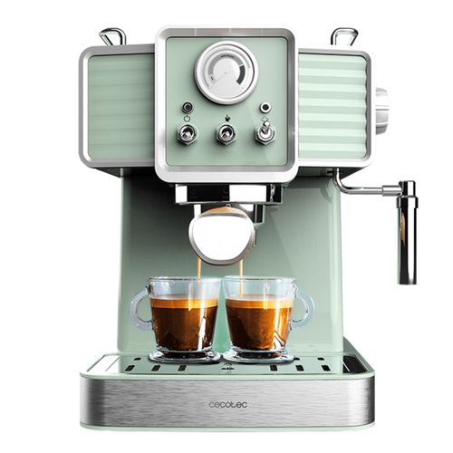 Machine à café Cecotec Express Power Espresso 20 - 1350 W - 20 bars - Tradizionale Light Green