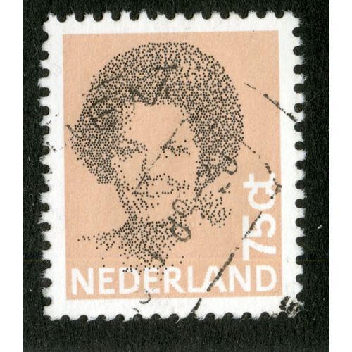 Timbre Oblitéré Nederland, 75 Ct