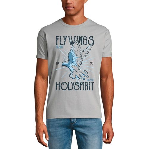 Homme Tee-Shirt Flywings - Faith Love Holyspiri For T-Shirt Graphique Éco-Responsable Vintage Cadeau Nouveauté