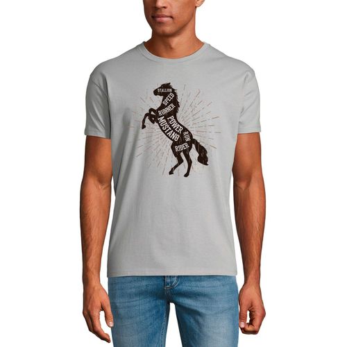 Homme Tee-Shirt Le Cavalier Du Mustang - Horse Mustang Rider - T-Shirt Graphique Éco-Responsable Vintage Cadeau Nouveauté