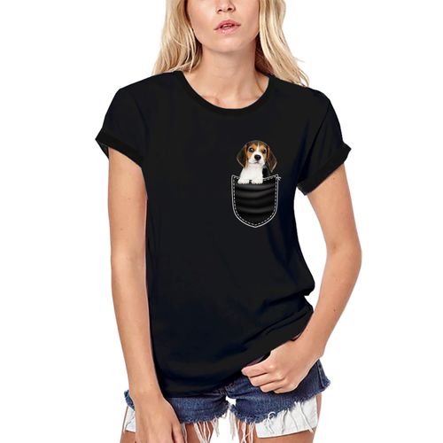 Femme Tee-Shirt Bio Beage Dans Votre Poche - Beage In Your Pocket - T-Shirt Graphique Éco-Responsable Vintage Cadeau Nouveauté