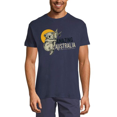 Homme Tee-Shirt Superbe Coucher De Soleil Sur Un Koala En Australie - Ami Des Animaux - Amazing Koala Australia Sunset - Animal Lover - T-Shirt Graphique Éco-Responsable Vintage Cadeau Nouveauté