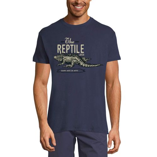 Homme Tee-Shirt Amateur De Reptiles - Les Lézards Me Rendent Heureux Comme Animal - Reptile Lover - Lizards Make Me Happy Animal - T-Shirt Graphique Éco-Responsable Vintage Cadeau Nouveauté