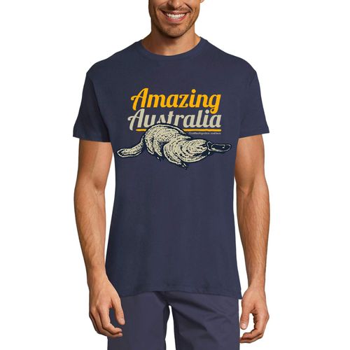 Homme Tee-Shirt L'australie Étonnante - L'ornithorynque - Amazing Australia - Platypus - T-Shirt Graphique Éco-Responsable Vintage Cadeau Nouveauté