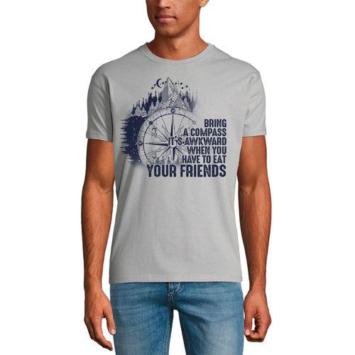 Homme Tee-Shirt Apportez Une Boussole - Randonnée En Montagne - Bring A Compass - Mountain Hiking - T-Shirt Graphique Éco-Responsable Vintage Cadeau Nouveauté