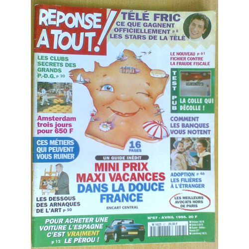 Reponse A Tout  N° 57 : Le Nouveau Fichier Contre La Fraude Fiscale