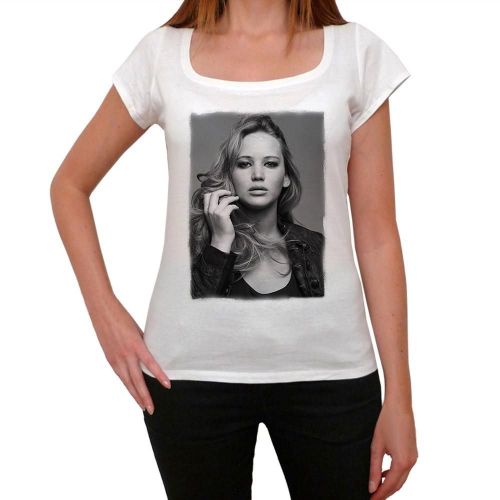 Femme Tee-Shirt Jennifer Lawrence T-Shirt Graphique Éco-Responsable Vintage Cadeau Nouveauté