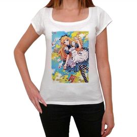 Femme Tee-Shirt Manga Alice T-Shirt Graphique Éco-Responsable Vintage Cadeau Nouveauté