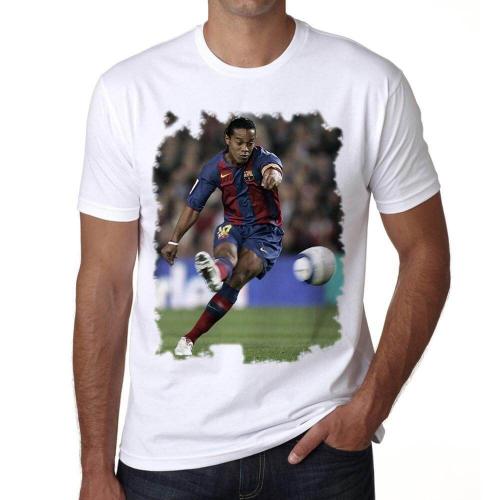 Homme Tee-Shirt Ronaldinho T-Shirt Graphique Éco-Responsable Vintage Cadeau Nouveauté