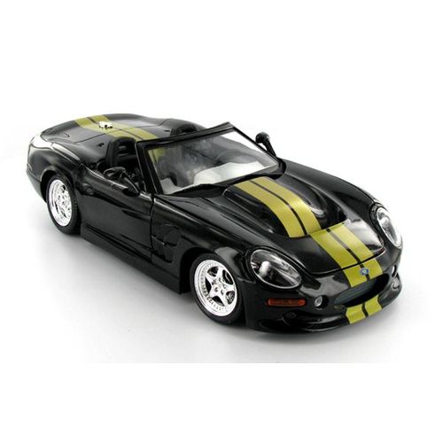 Shelby Serie 1 Noir Bande Or  1/18-Maisto