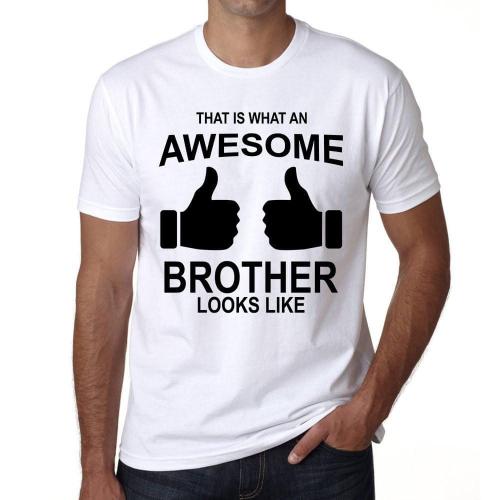 Homme Tee-Shirt C'est À Ça Que Ressemble Un Frère Génial - That Is What An Awesome Brother Looks Like - T-Shirt Graphique Éco-Responsable Vintage Cadeau Nouveauté
