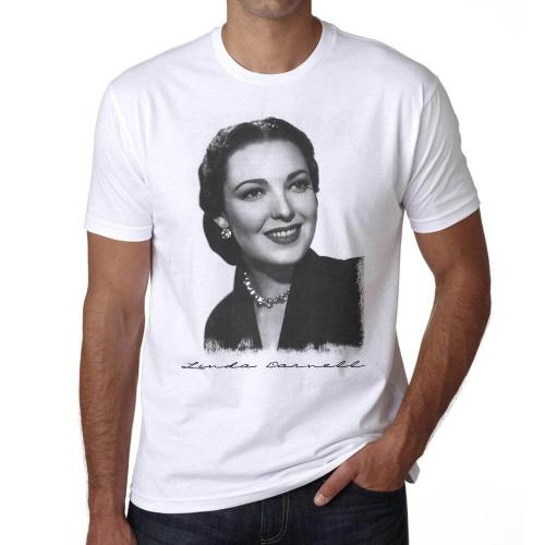 Homme Tee-Shirt Linda Darnell T-Shirt Graphique Éco-Responsable Vintage Cadeau Nouveauté