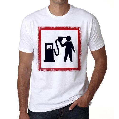 Homme Tee-Shirt Tête À Essence - Petrol Head - T-Shirt Graphique Éco-Responsable Vintage Cadeau Nouveauté