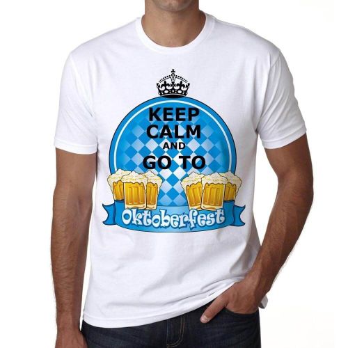 Homme Tee-Shirt Oktoberfest : Restez Calme - Oktoberfest Keep Calm - T-Shirt Graphique Éco-Responsable Vintage Cadeau Nouveauté