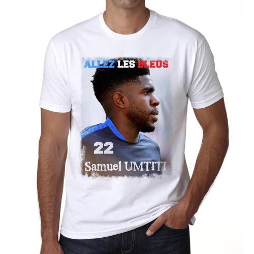 Homme Tee-Shirt Samuel Umtiti Euro 2016 8 Ans T-Shirt Graphique Idée Cadeau 8e Anniversaire Vintage Année 2016 Nouveauté