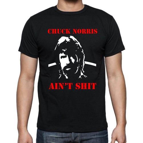 Homme Tee-Shirt Chuck Norris N'est Pas - Chuck Norris Aint - T-Shirt Graphique Éco-Responsable Vintage Cadeau Nouveauté